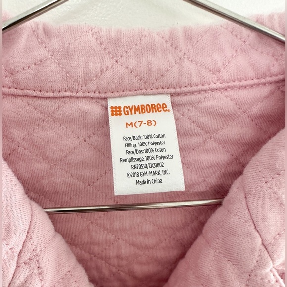 Gymboree Zip Up Sweater Jacket - Blush Pink - Size 7-8 - Picture 3 of 4